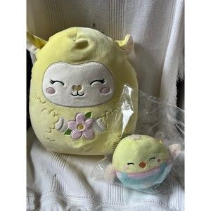 NWT Easter Squishmallow Mary Jo Lamb & Aimee Chick
